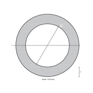 لوله به قطر خارجی 130mm و ضخامت 20mm